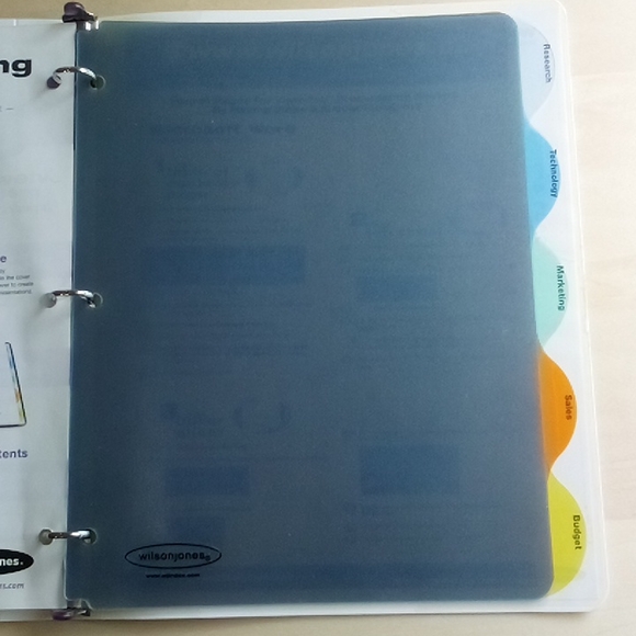 wilson jones Office 22 New View Tab Presentation Binder White